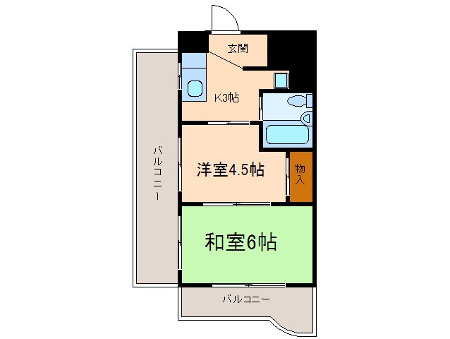 トラスト山王の物件間取画像