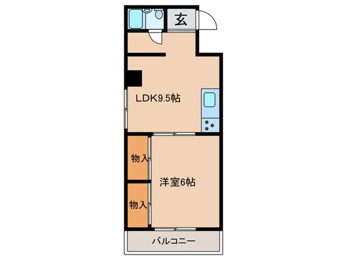 ダイアパレス大曽根（２０１）の物件間取画像