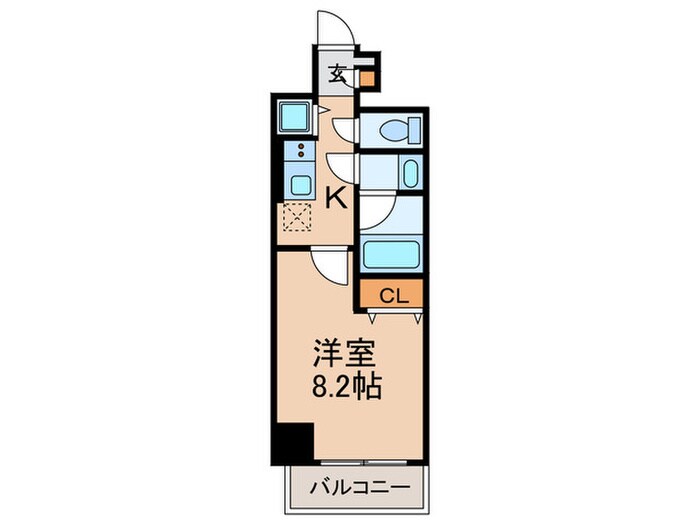 グリーンコート中島の物件間取画像