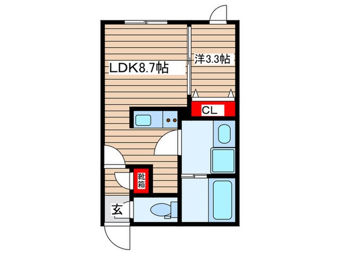 quador 名古屋市大前の物件間取画像