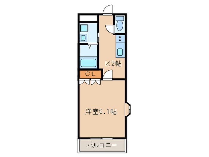 サンライフ ハサマの物件間取画像