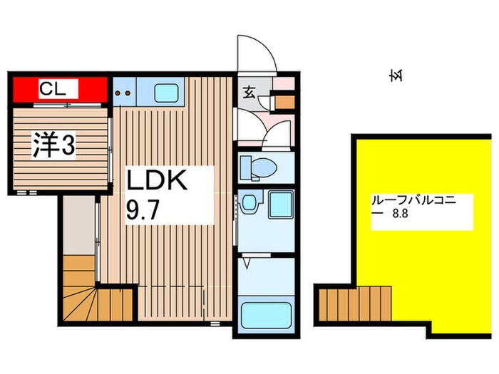 Grandtic sakurayamaの物件間取画像