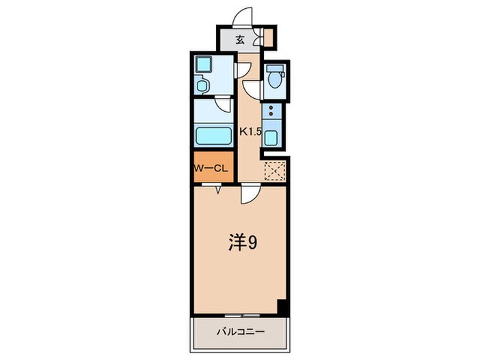 パルファン ドゥ ジョアの物件間取画像