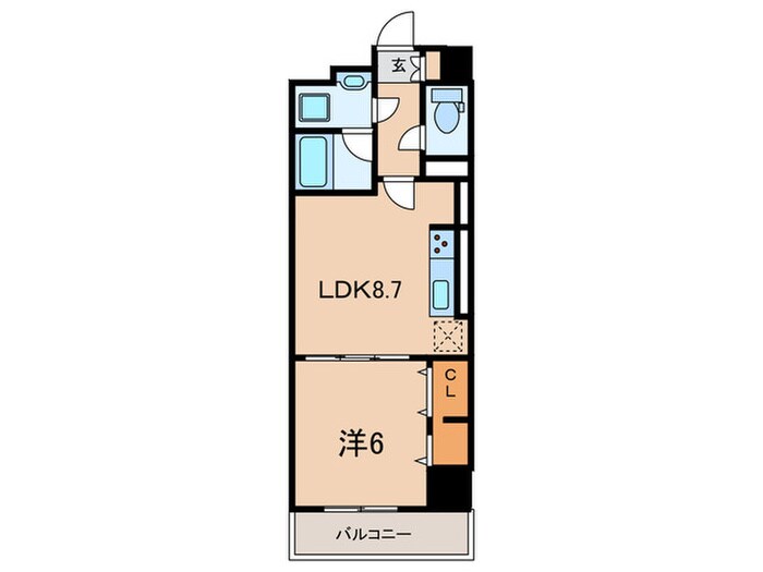 パルファン ドゥ ジョアの物件間取画像