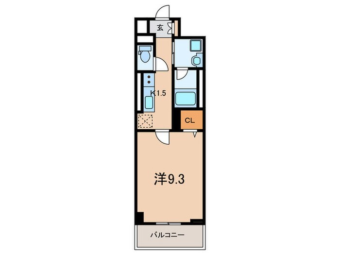 パルファン ドゥ ジョアの物件間取画像
