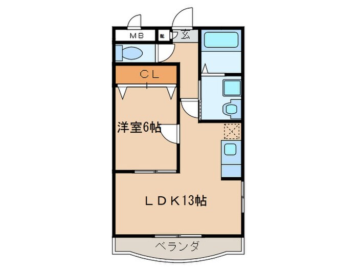 メゾンＳＫⅡの物件間取画像