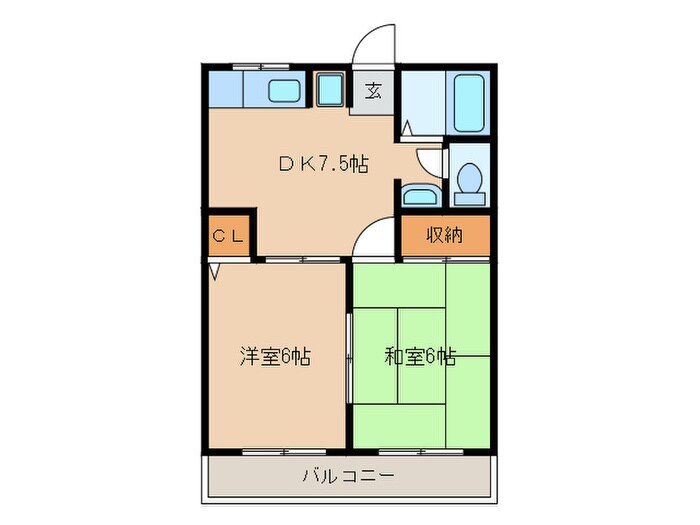 物件間取画像