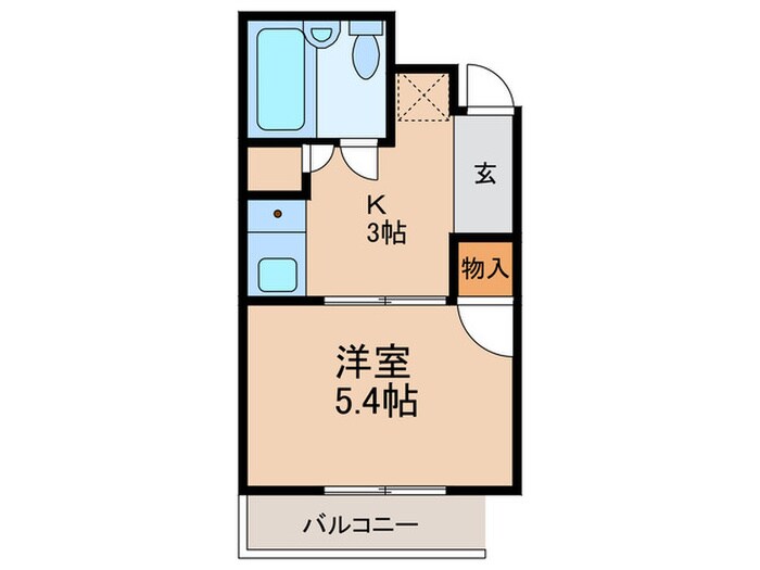 山金ハイツの物件間取画像