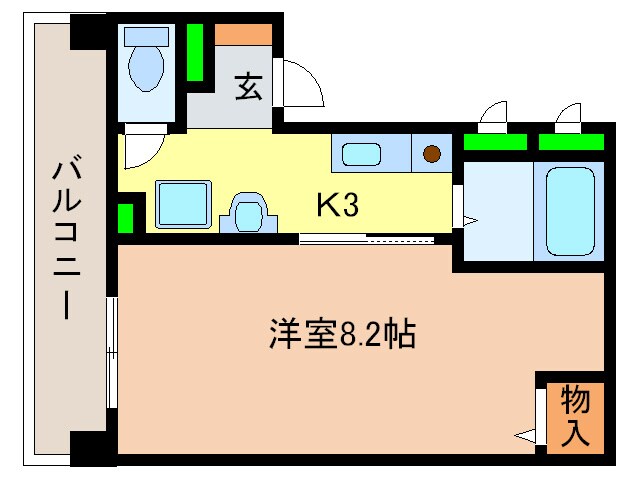 ヒルズ花の木の物件間取画像