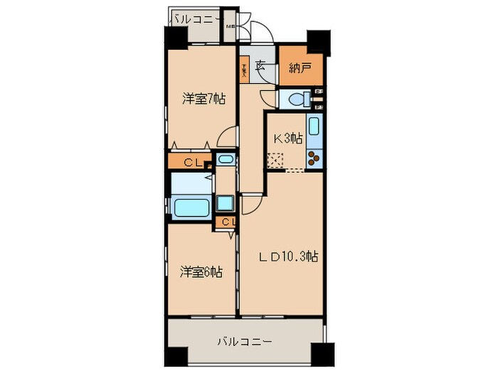 グラン・アベニュ－名駅南の物件間取画像