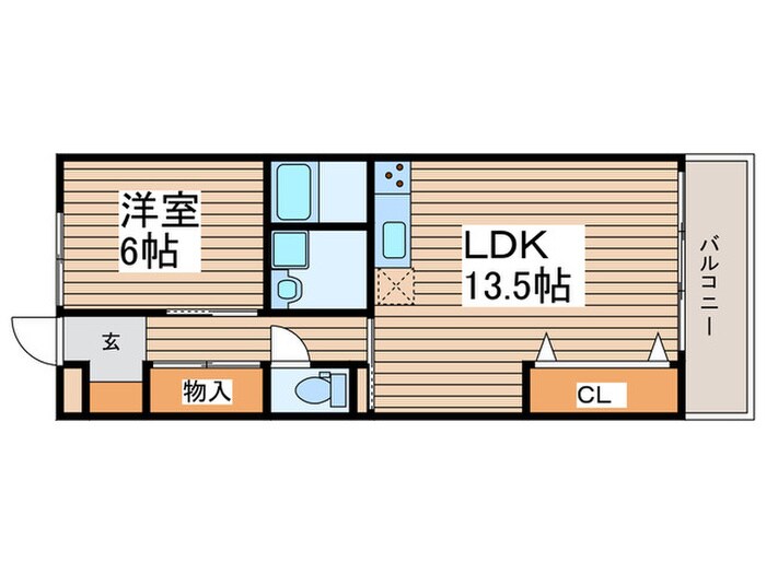 シャト－ル星宮の物件間取画像
