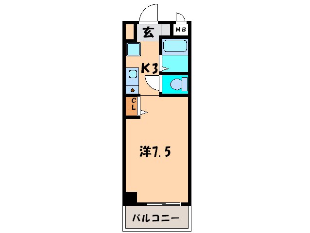 プリムヴェ－ルの物件間取画像