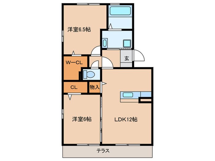 フォレストパークの物件間取画像