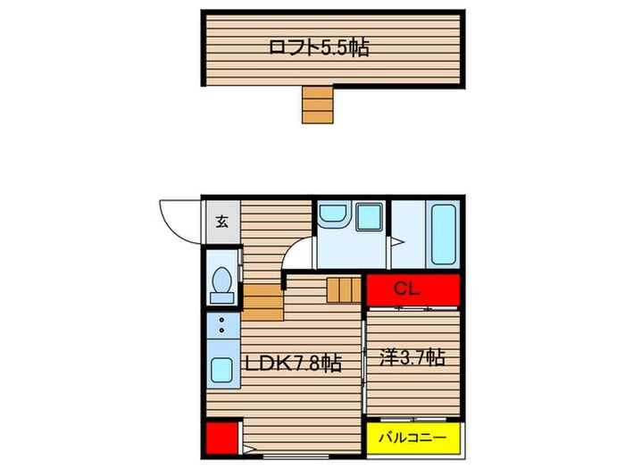 アーク十番町の物件間取画像