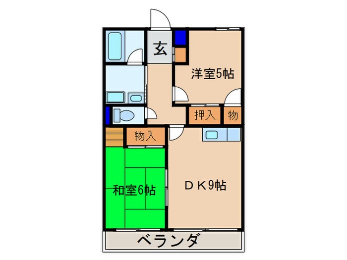 物件間取画像