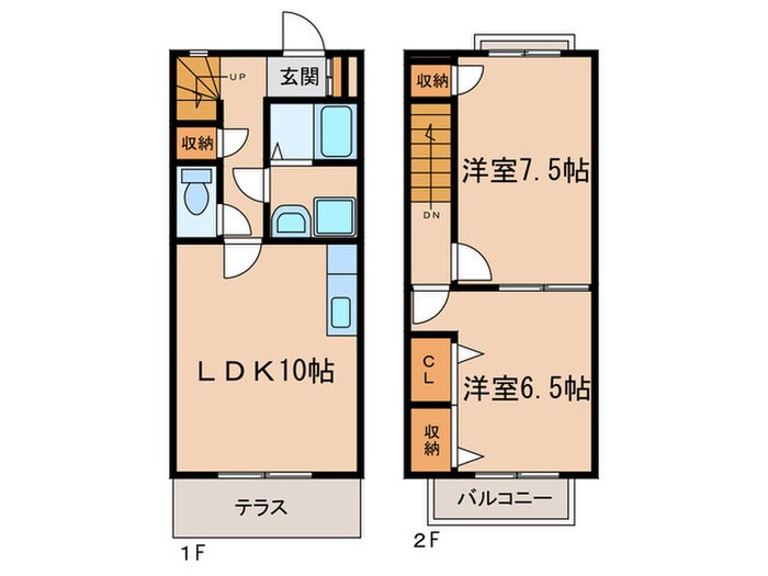 ブランシェうつぎの物件間取画像