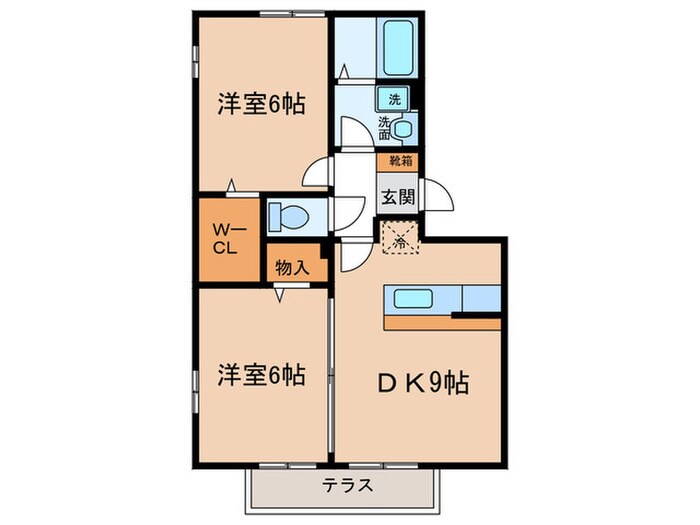 アウスレ－ゼの物件間取画像