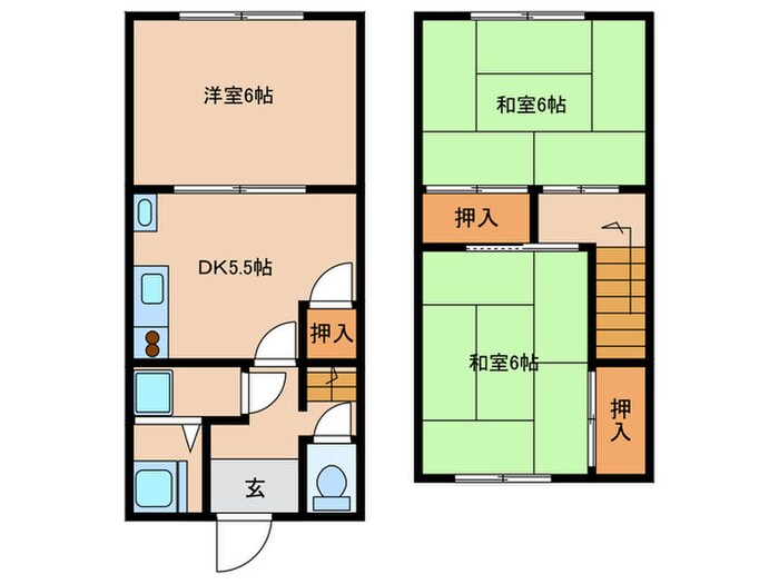 木村荘の物件間取画像