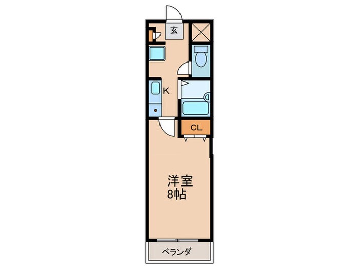 メルベーユゼンゴの物件間取画像