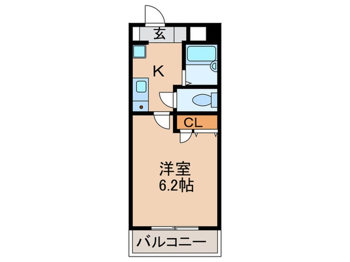 メルベーユゼンゴの物件間取画像