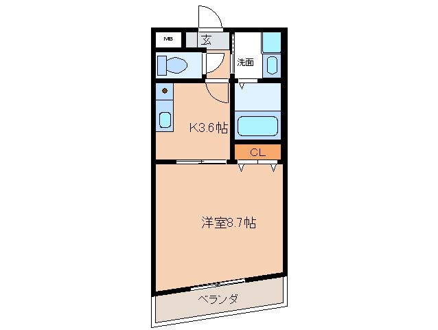 ル・シャンパーニュの物件間取画像