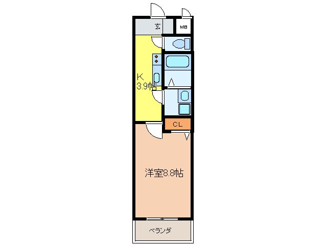 アヴニ－ルＧの物件間取画像