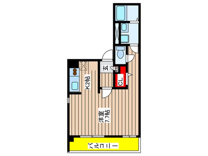 メゾン菊屋の物件間取画像