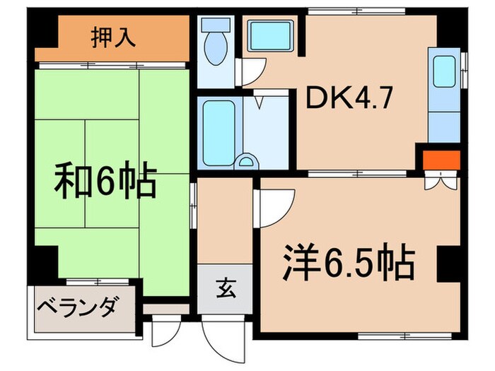 ヴィラ　ベルエトワ－ルの物件間取画像