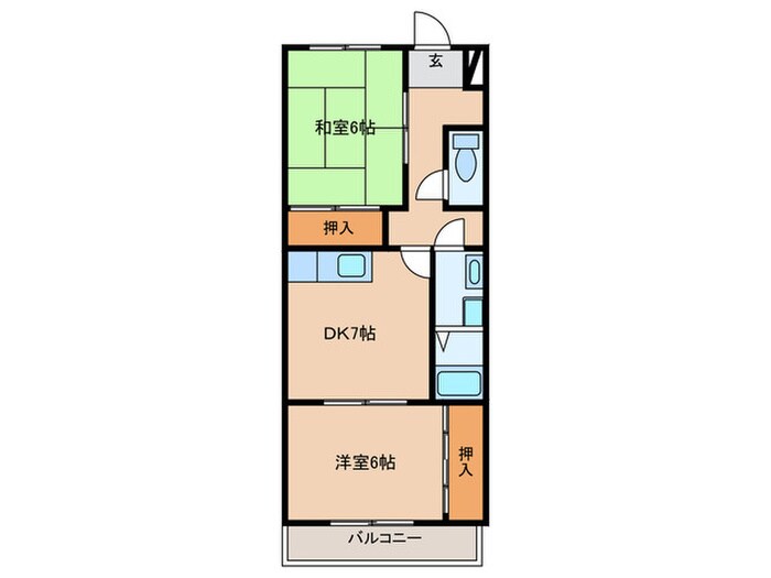 PARK　SIDE　HOUSEの物件間取画像