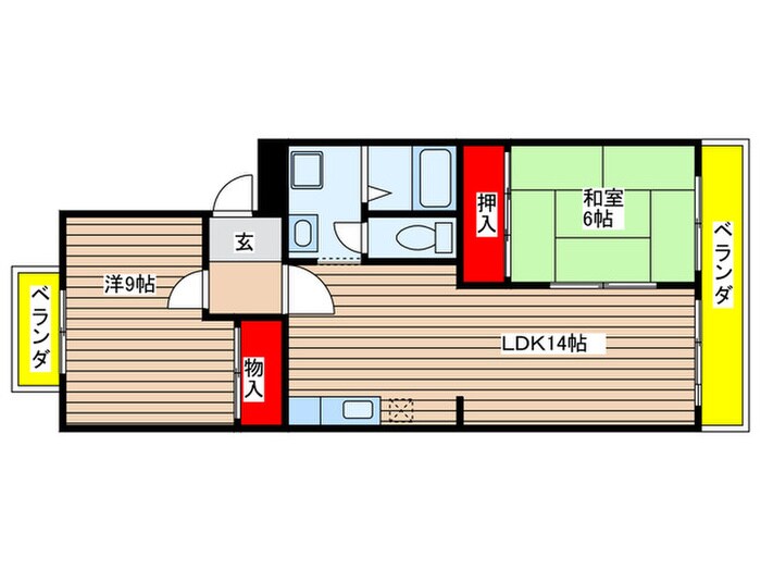 Casa Avenue IKEBAの物件間取画像