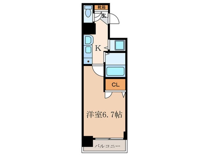 ﾗｲｼﾞﾝｸﾞｺｰﾄ名古屋駅南（604）の物件間取画像