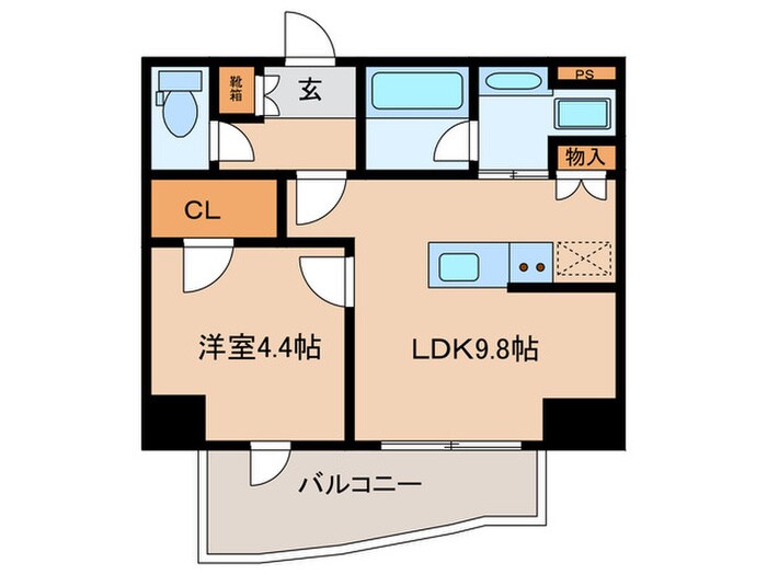 プレサンス丸の内サージュの物件間取画像