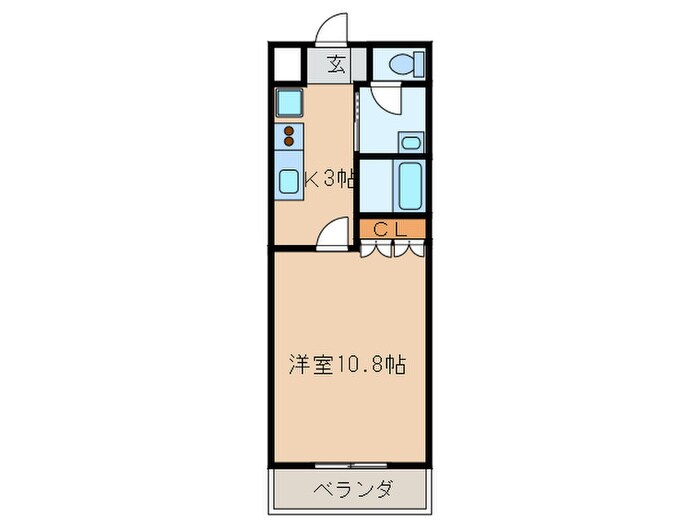サンメモリ－の物件間取画像