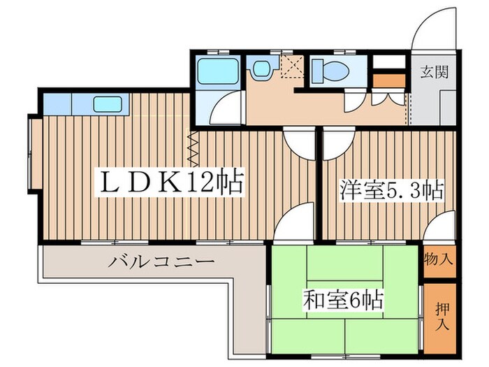 タウンハウス東浦の物件間取画像