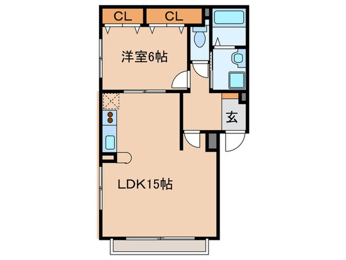 ＣＡＳＡ　ＫＩＴＡＮＡＧＯＹＡの物件間取画像