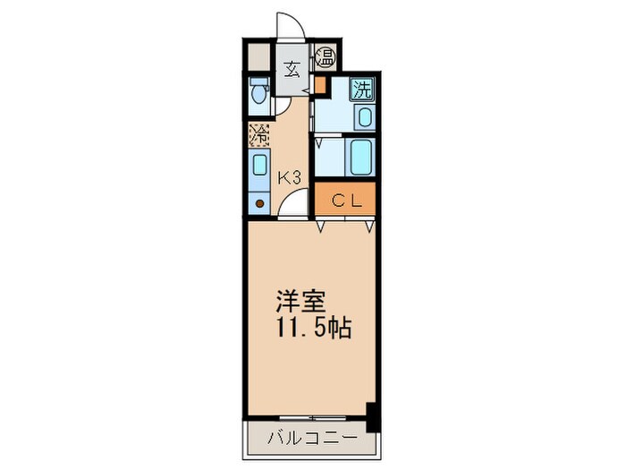 ＣＡＳＳＩＡ錦本町通の物件間取画像