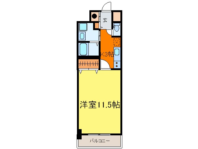 ＣＡＳＳＩＡ錦本町通の物件間取画像