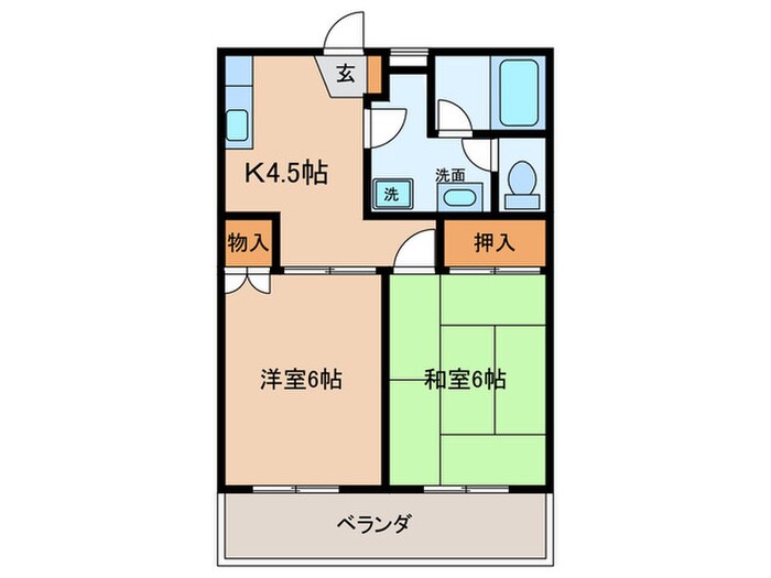 アニバ－サリ－の物件間取画像