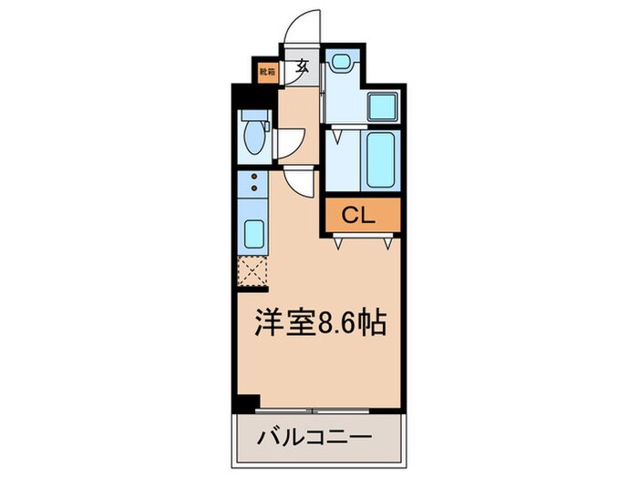 パルティール金山の物件間取画像