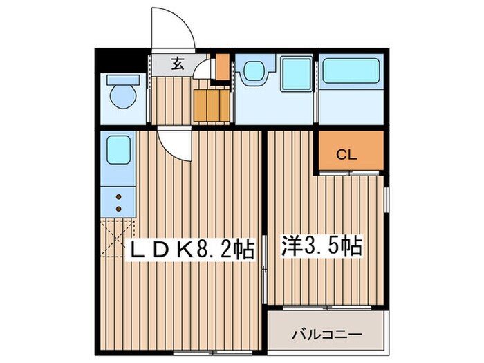 ラ・ヴェール堀田の物件間取画像