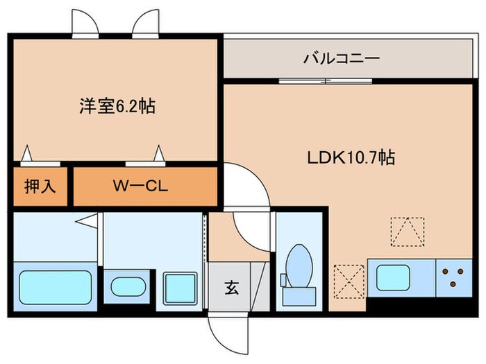 セレスティア長良　イーストの物件間取画像