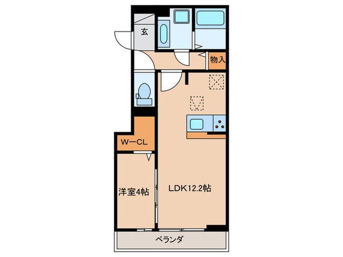 セレスティア長良　イーストの物件間取画像