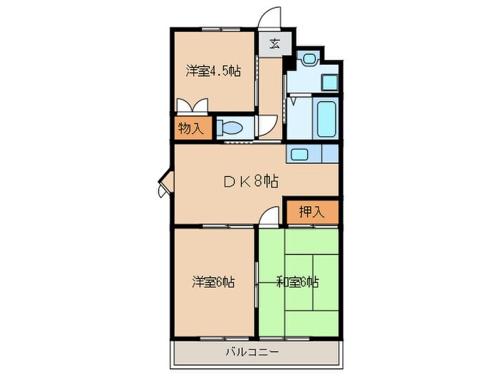 ザ・シティの物件間取画像