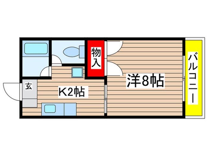 第５庭園ビルの物件間取画像