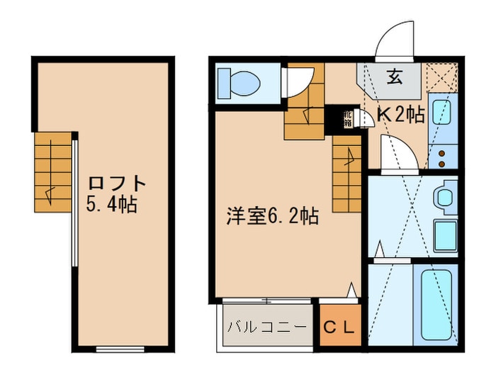 カサベランサの物件間取画像