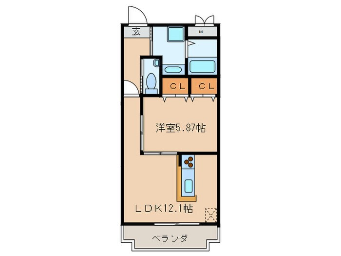アーバンフジの物件間取画像