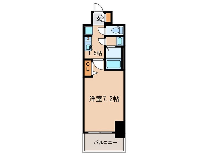 ｱﾄﾞﾊﾞﾝｽ名古屋ﾓｸｼｰ(1105)の物件間取画像