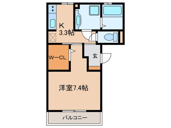 アーネスト　イン　ダイヤの物件間取画像