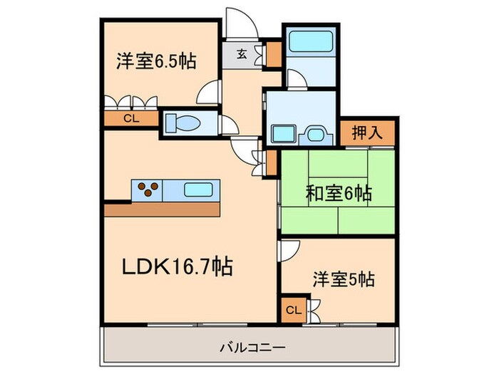 パークアクシス金山ＷＥＳＴの物件間取画像