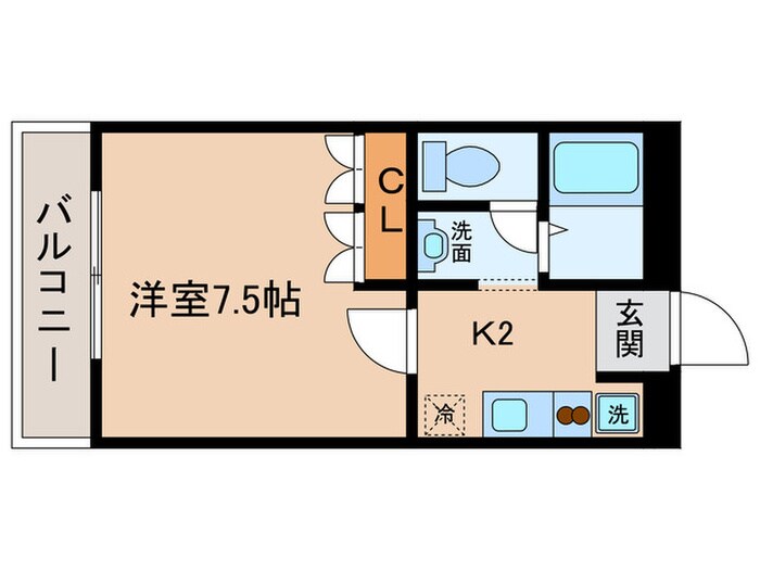 パ－クハイムＹの物件間取画像